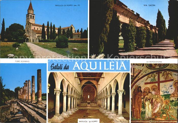 Aquileia Aquileja Basilika Poppo Via Sacra