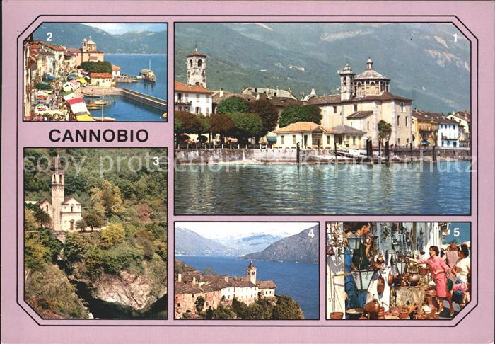 Cannobio Lago Maggiore Turm Markt San Pieta San Anna