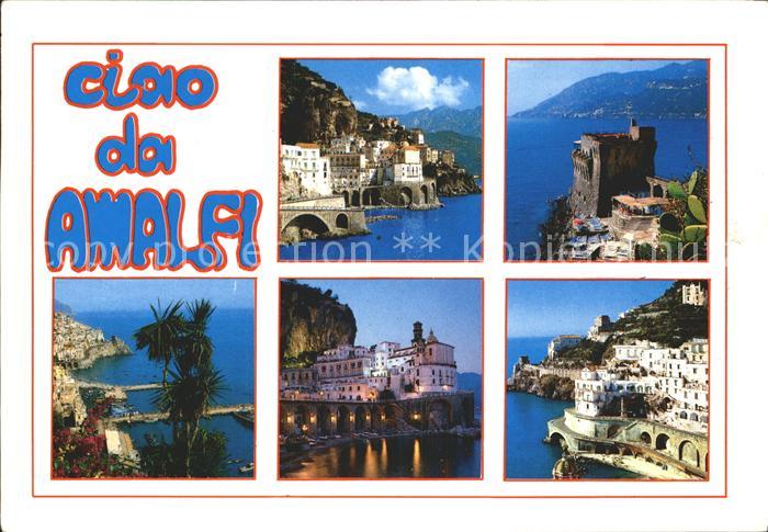 Amalfi K?ste Burg Nachtaufnahme