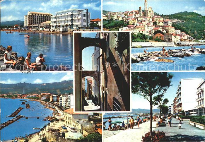 Cervo San Bartolomeo Strand Uferpromenade