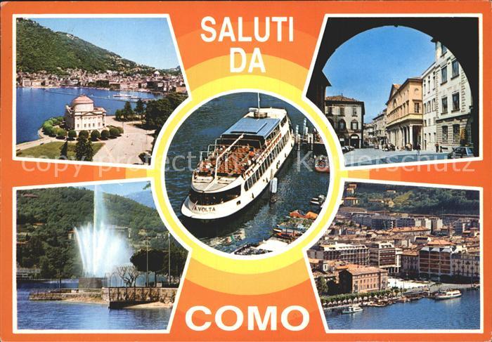 Como Lago di Como Ortsansichten Luftaufnahme