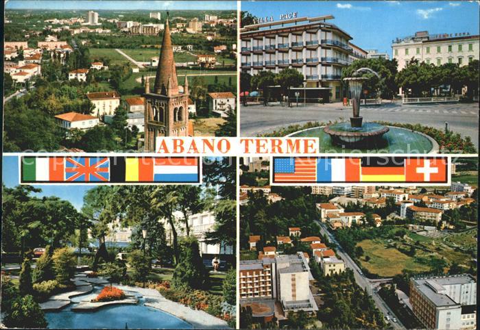 Abano Terme Park Ortsansichten