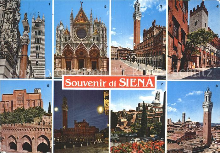 Siena Duomo Palazzo Pubblico Basilica San Domenico