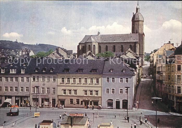 Annaberg-Buchholz Erzgebirge Markt Annenkirche Poehlberg