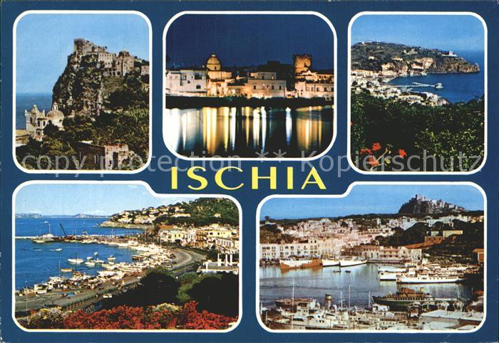 Ischia Hafen Teilansichten