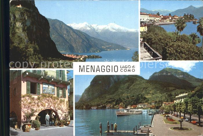 Menaggio Lago di Como Anlegestelle Teilansichten