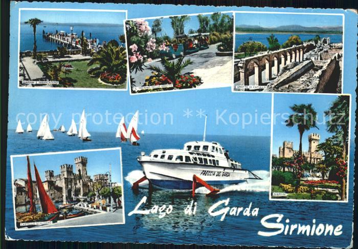 Sirmione Lago di Garda Castello Scaligero Grotte di Catullo