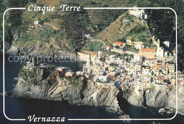 Vernazza 5 Terre Fliegeraufnahme