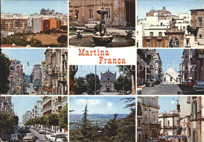 Martina Franca Brunnen Strassenansicht