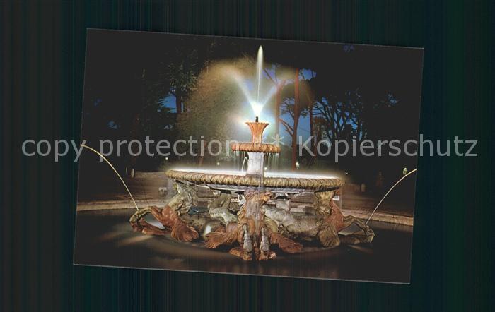 Roma Rom Villa Borghese Brunne Meerespferde