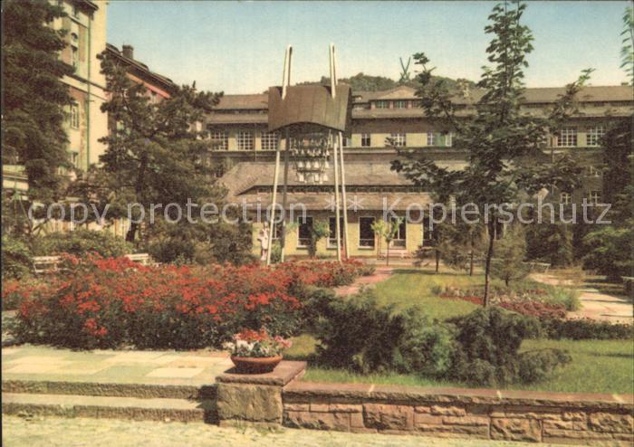 Meissen Elbe Sachsen VEB Staatliche Porzellan-Manufaktur Werkhof Glockenturm