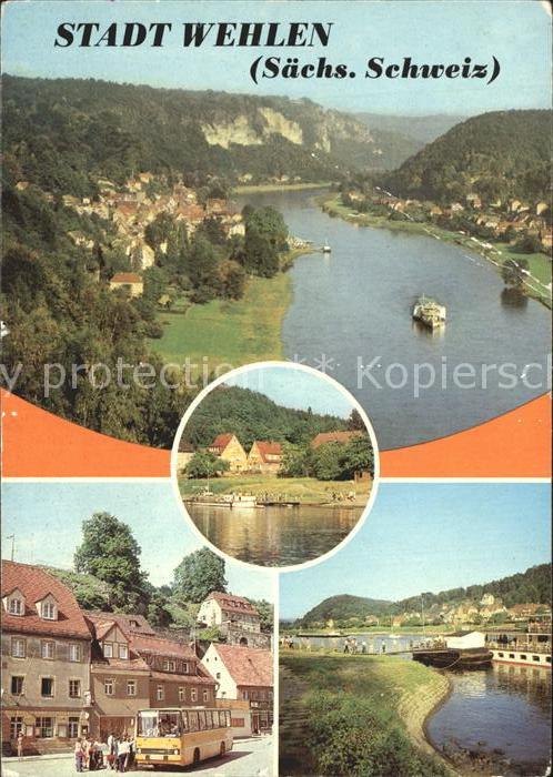 Wehlen Sachsen Rathen Markt Anlegestelle