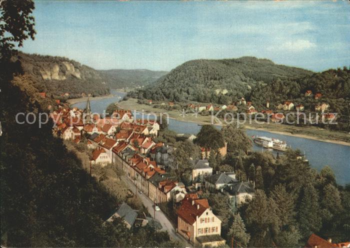 Wehlen Sachsen Ortsansicht