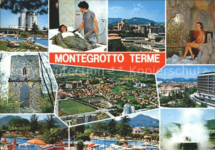 Montegrotto Terme Fliegeraufnahme Schwimmbad
