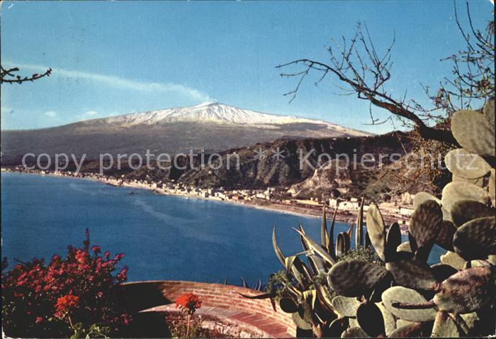 Taormina Sizilien Ortsansicht