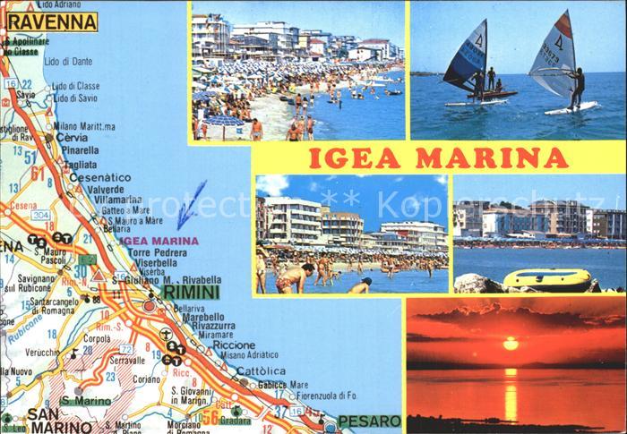 Igea Marina Strand Segelboot