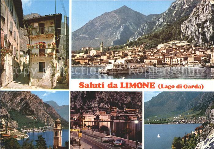 Limone sul Garda Boot Teilansichten