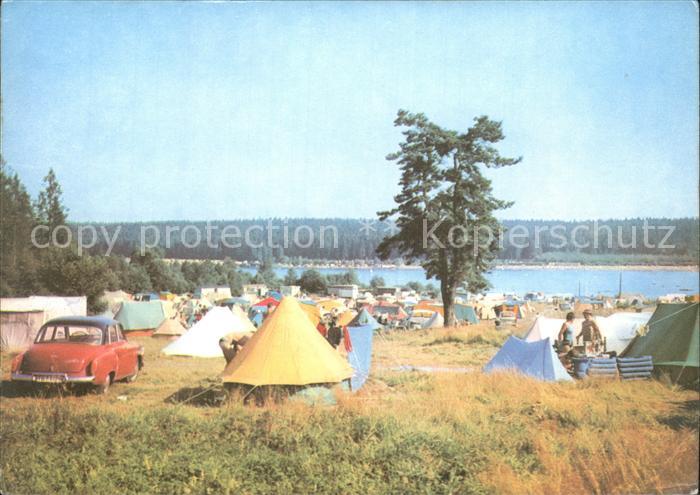 Ehrenfriedersdorf Erzgebirge Greifenbachstauweiher Campingplatz