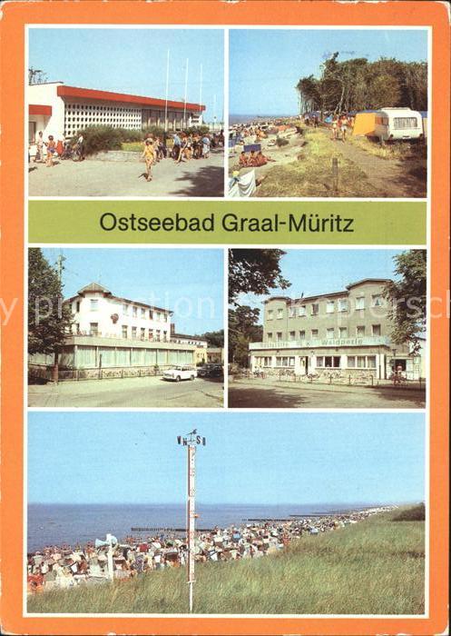 Graal-Mueritz Ostseebad Broilergaststaette Zeltplatz Uhlenflucht Hotel Seestern