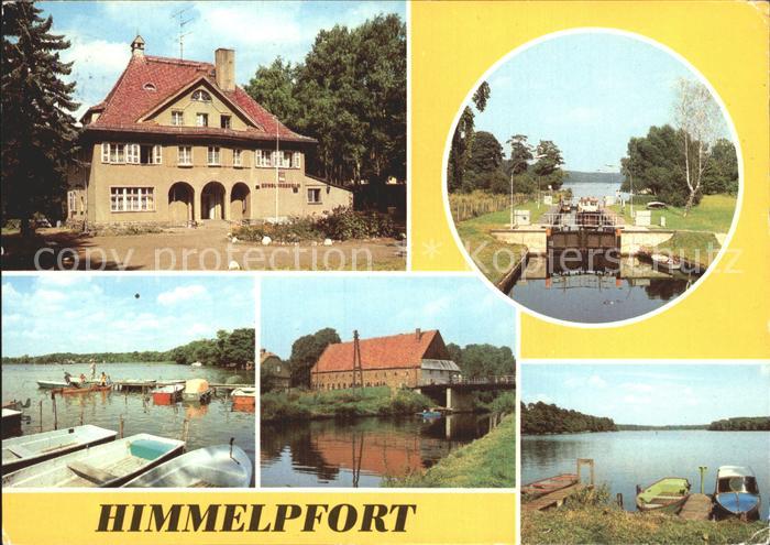 Himmelpfort Schleuse Stolpsee Erholungsheim Werner Schaumann