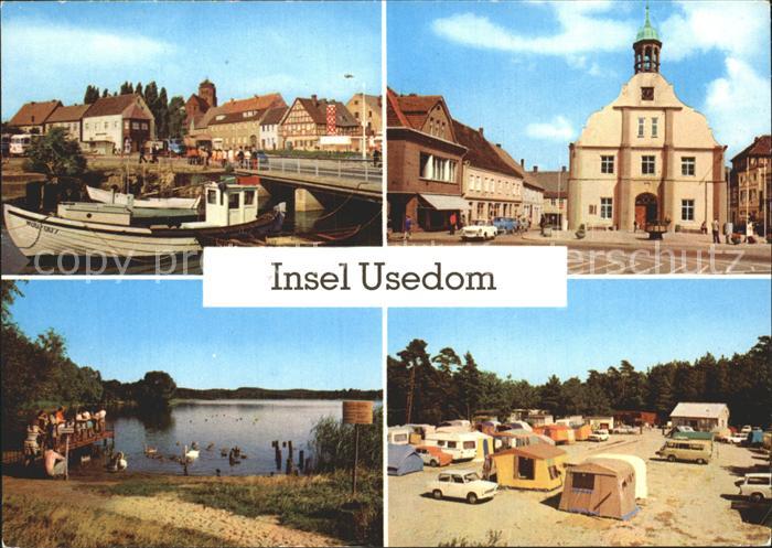 Wolgast Mecklenburg-Vorpommern Hafen Rathaus Koelpinsee