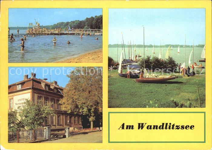 Wandlitz Strandbad Hotel Terrassen am See Seglerhafen SG Wandlitzsee