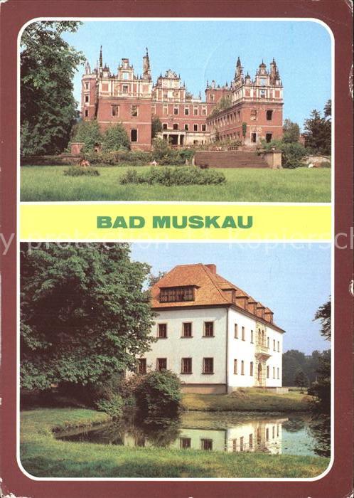 Bad Muskau Oberlausitz Schlossruine altes Schloss