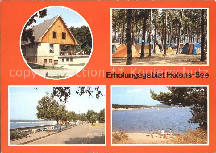 Frankfurt Oder Helene-See Losow HO Gaststaette Forsthaus Zeltplatz