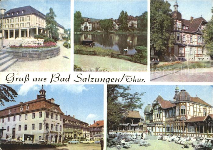 Bad Salzungen Kurhaus Gradierwerk Markt