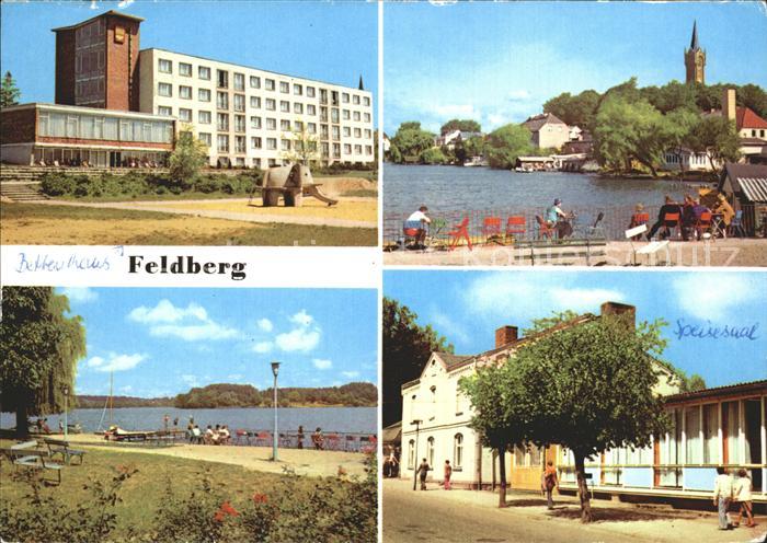 Feldberg Mecklenburg Erholungsheim Freundschaft Bettenhaus Terrasse am Haussee