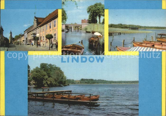Lindow Mark Strasse des Friedens Kanal Gudelacksee