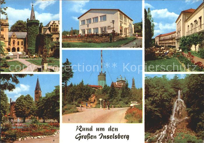 Grosser Inselsberg Friedrichroda Schloss Reinhardsbrunn Fischbach Erholungsheim