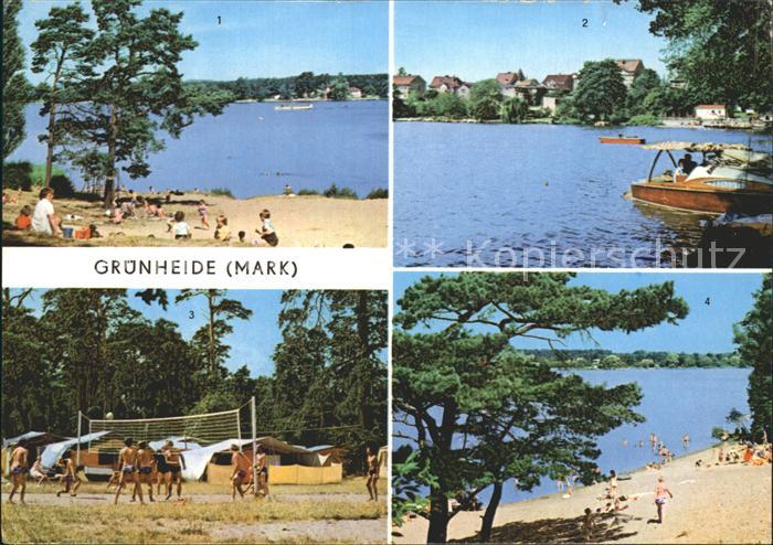 Gruenheide Mark Fangschleuse Werlsee Zeltplatz Peetzsee