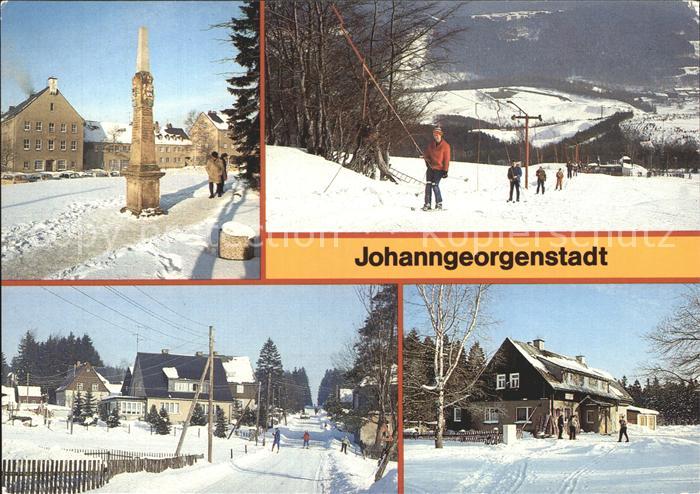Johanngeorgenstadt Postmeilensaeule Skilift Gasthaus Sauschwemme