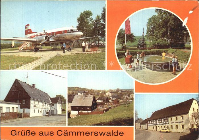 Caemmerswalde Schauflugzeug Il 18 Parkanlage Gaststaette