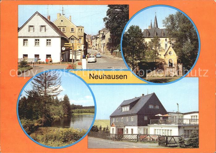 Neuhausen Marienberg Bahnhofstrasse Schloss Purschenstein Ferienheim Dachsbaude