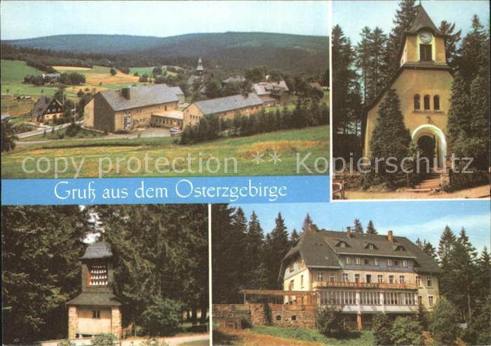 Schellerhau Waldkapelle Oberbaerenburg Glockenspiel Baerenfels