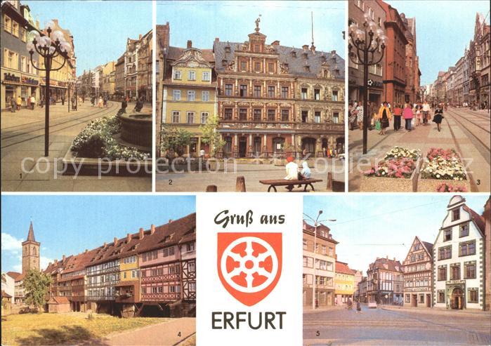 ERFURT  CITY Haus Breiten Herd Kraemerbruecke