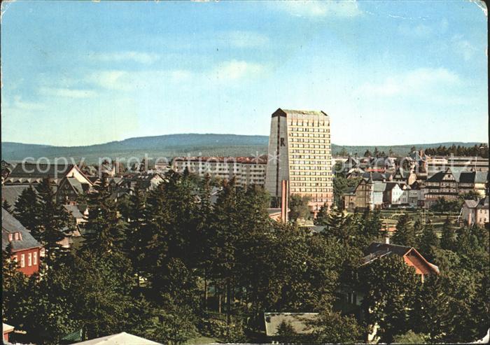 Oberhof Thueringen FDGB Erholungsheim Rennsteig