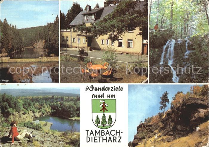 Tambach-Dietharz Gothaer Talsperre Waldbaude Spitterfall Falkenstein