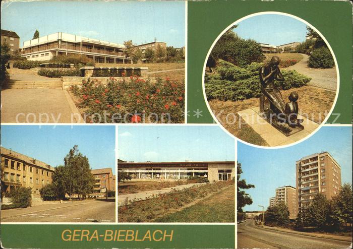 Bieblach Wismut Gaststaette Gruene Mulde Plastik Johannes-R.-Becher-Strasse