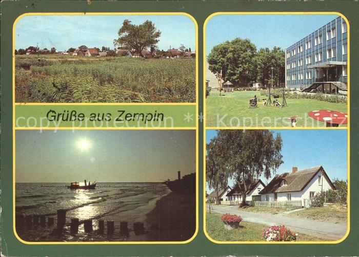 Zempin Achterwasser Peenestrasse Ferienzenturm Karl Marx Fischerboot