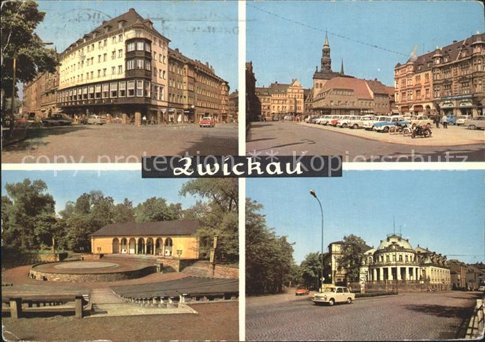 Zwickau Sachsen Ringkaffee Markt Freilichtbuehne Milchbar