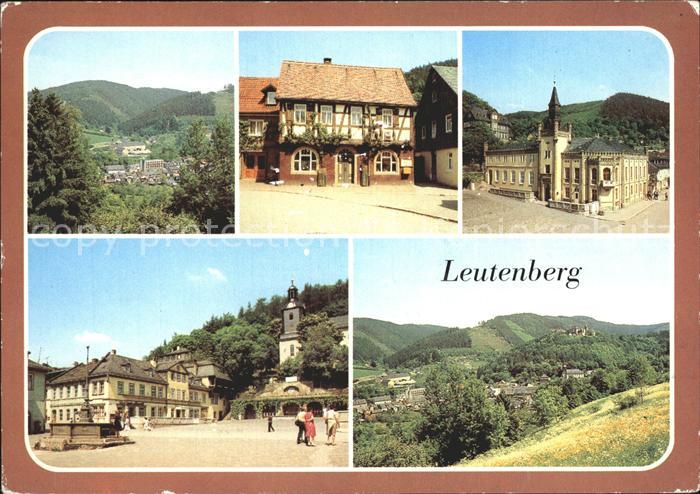 Leutenberg Thueringen Rathaus Markt Friedensburg