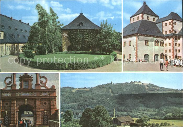 Augustusburg Brunnenhaus Lindenhaus Nordportal Schloss