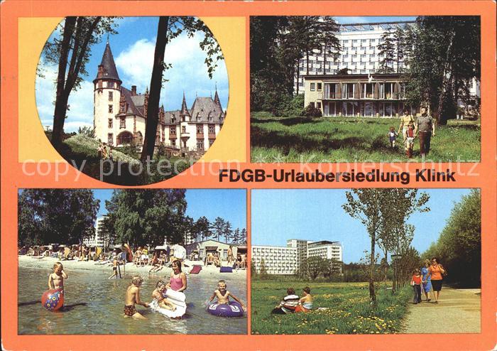 Klink Waren Erholungsheime Schloss Klink Herbert Warnke