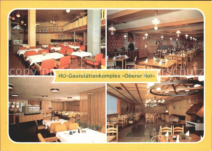 Oberhof Thueringen HO-Gaststaettenkomplex Oberer Hof