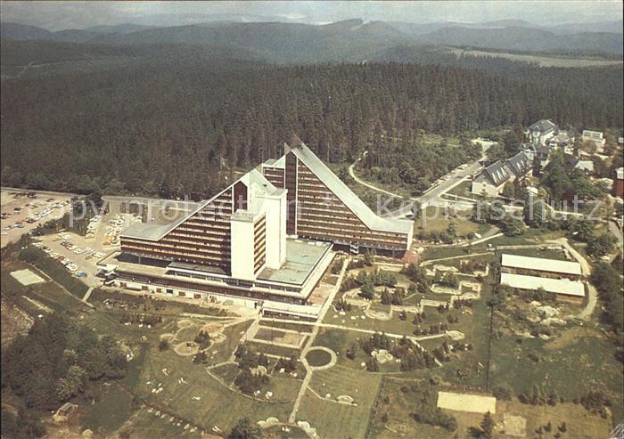 Oberhof Thueringen Fliegeraufnahme Interhotel Panorama