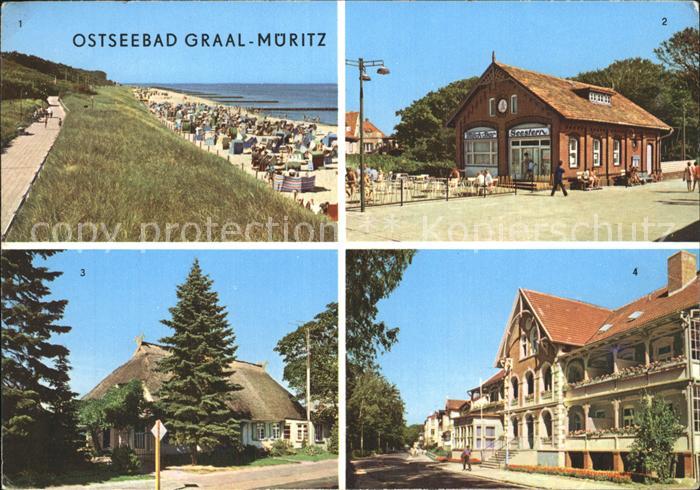 Graal-Mueritz Ostseebad Strand Milchbar Seestern Rosa-Luxemburg-Strasse