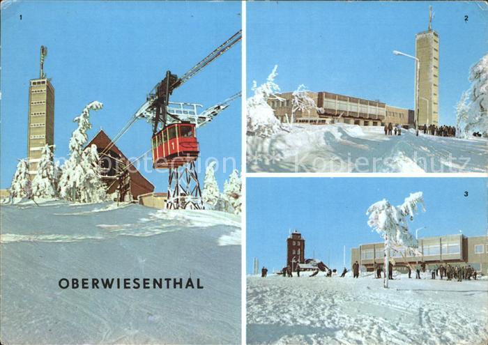 Oberwiesenthal Erzgebirge Drahtseilbahn Fichtelberghaus Wetterwarte